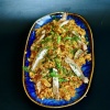 Жареный рис с курицей